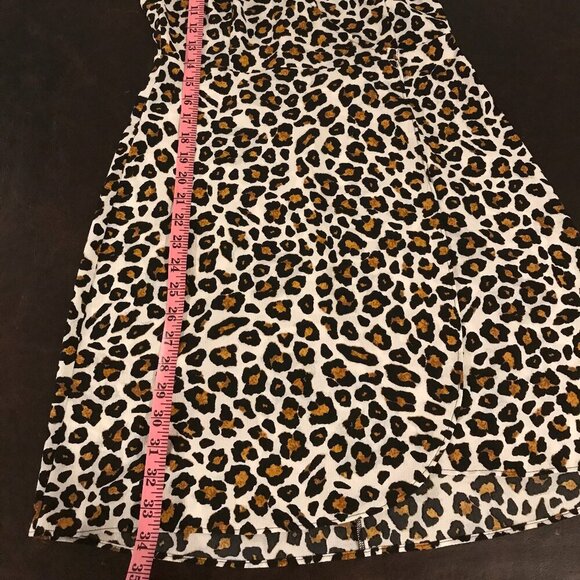 Show Me Your Mumu Cheetah Wrap Dress - Size Small - Picture 6 of 8